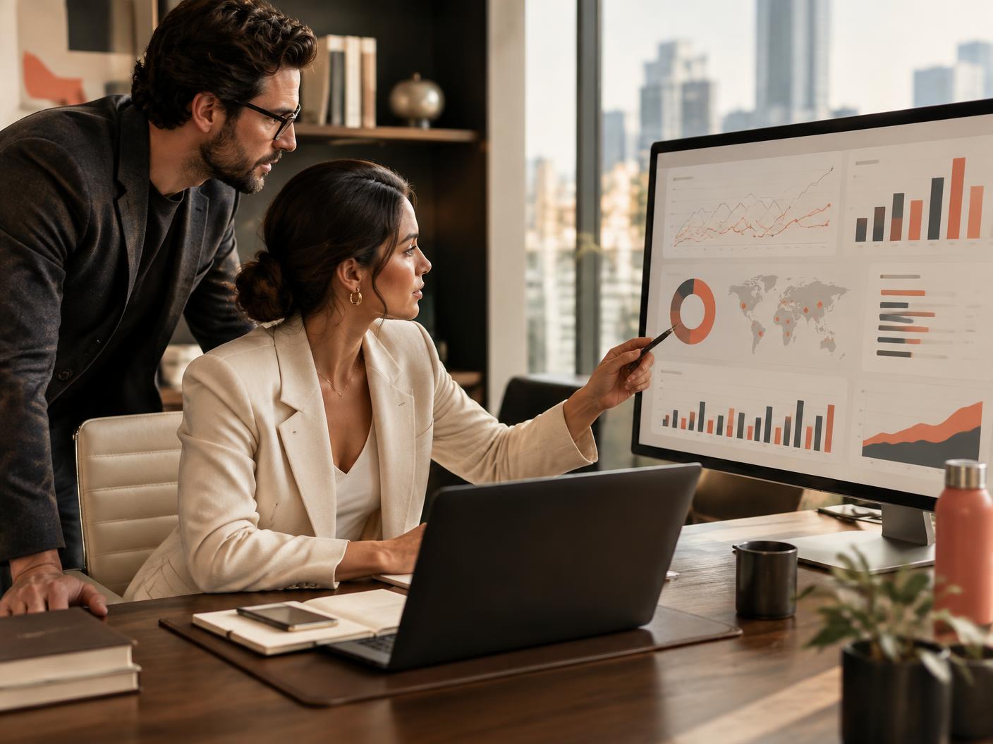 Agency specialists reviewing acquisition campaigns